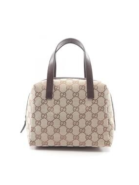 Gucci Gg Canvas Mini Handbag Leather #323798G59B